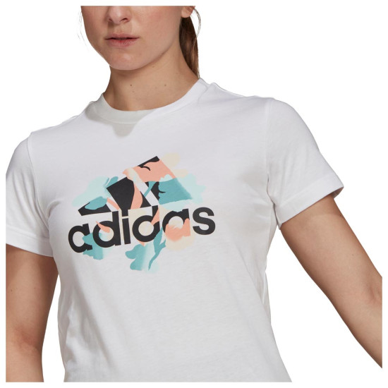 Adidas Γυναικεία κοντομάνικη μπλούζα Floral Graphic Tee